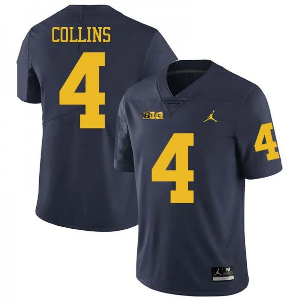 Men's #4 Nico Collins Michigan Wolverines College Football Jersey