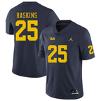 Men's #25 Hassan Haskins Michigan Wolverines College Football Jersey