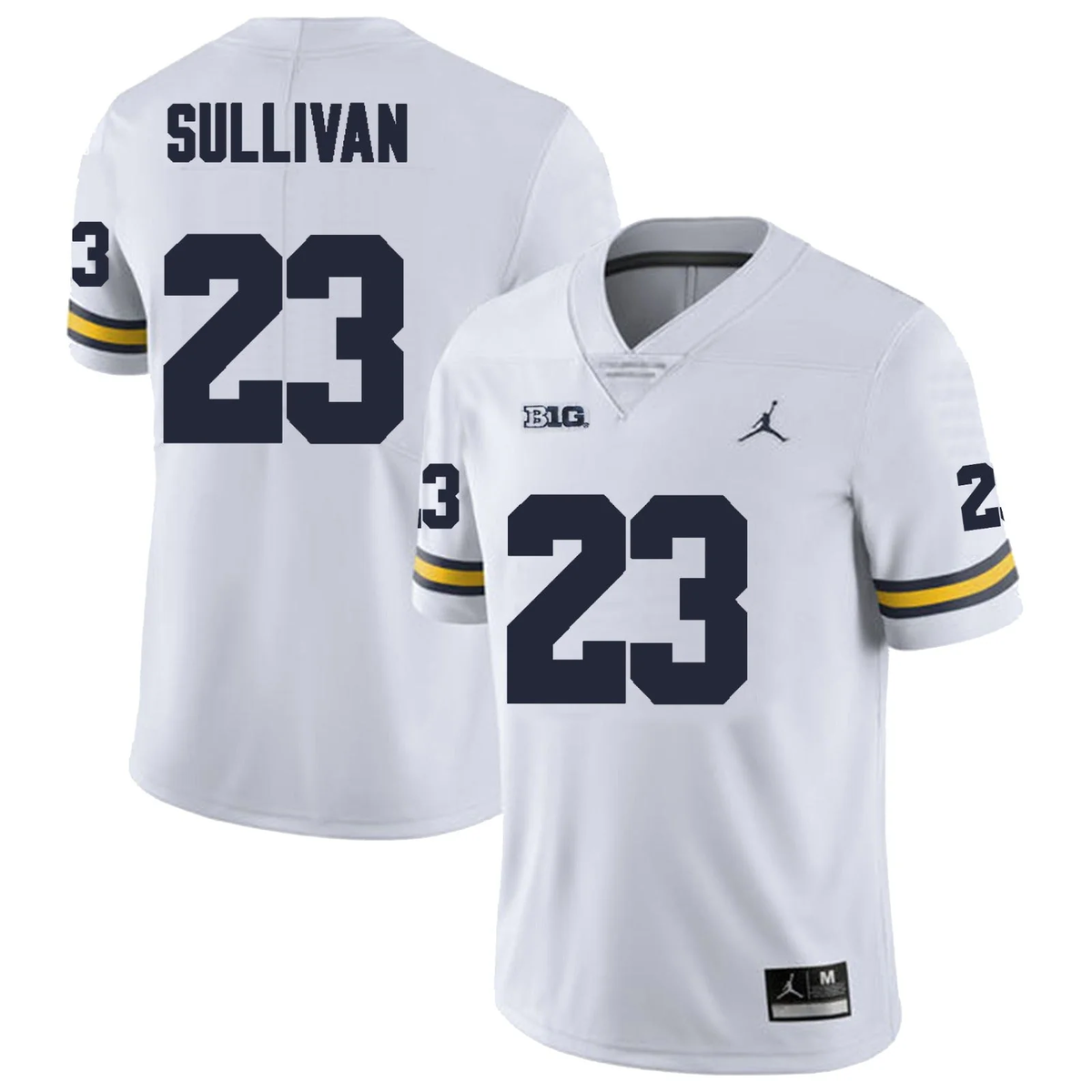 Men's #23 Cole Sullivan Michigan Wolverines College Football Jersey