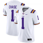 Men's #1 Ja'Marr Chase LSU Tigers College Football Jersey
