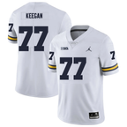Men's #77 Trevor Keegan Michigan Wolverines College Football Jersey