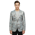 Men's Slim Fit Casual One Button Blazer Jacket