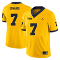 Men's #7 Donovan Edwards Michigan Wolverines College Football Jersey