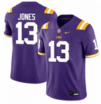 Men's #13 Dilin Jones LSU Tigers College Football Jersey