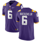 Men's #6 Winston Watkins Jr LSU Tigers College Football Jersey