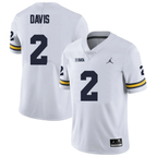 Men's #2 Jadyn Davis Michigan Wolverines College Football Jersey
