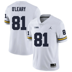 Men's #81 Peyton O’Leary Michigan Wolverines College Football Jersey