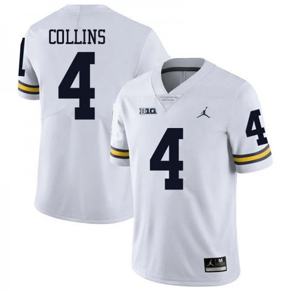 Men's #4 Nico Collins Michigan Wolverines College Football Jersey