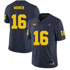 Men's #16 Davis Warren Michigan Wolverines College Football Jersey